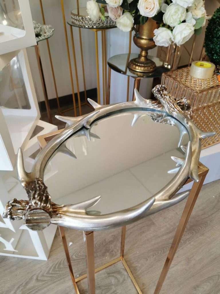 Wooden Mirror Tray | Event Decor Supply